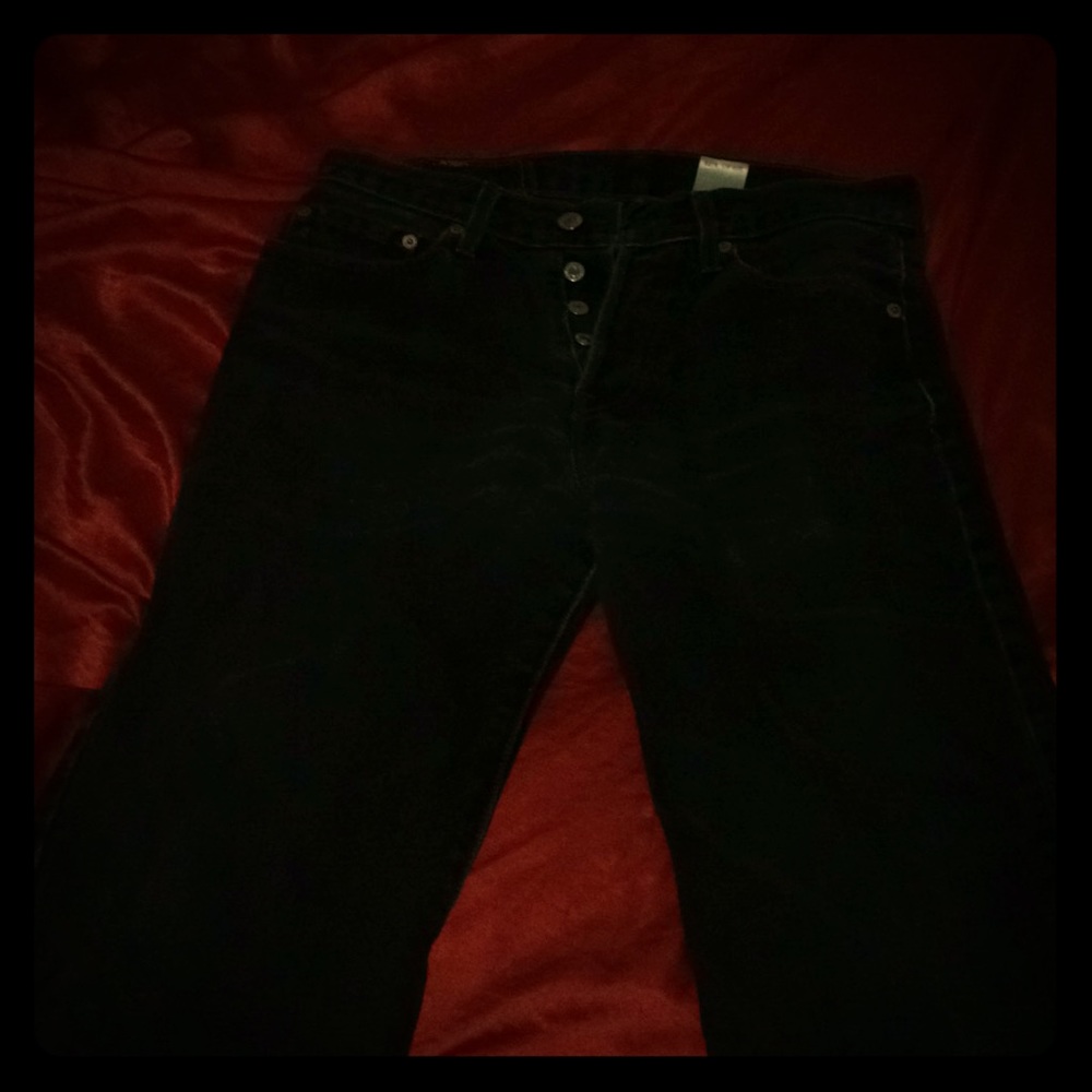 Classic Levi’s 501 W29 L30 black denim
